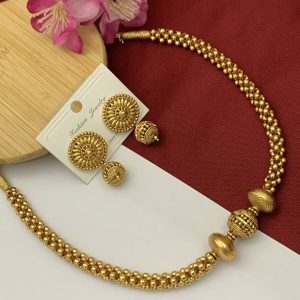 Joypuri Jewllery Gold Plated Bol Mala Set Code: A00893