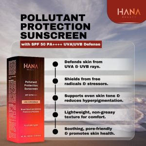 Pollutant Protection Sunscreen | Soumi’s Hana Beauty